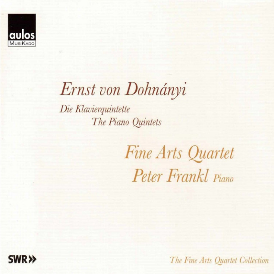 Dohnányi: The Piano Quintets with Peter Frankl
